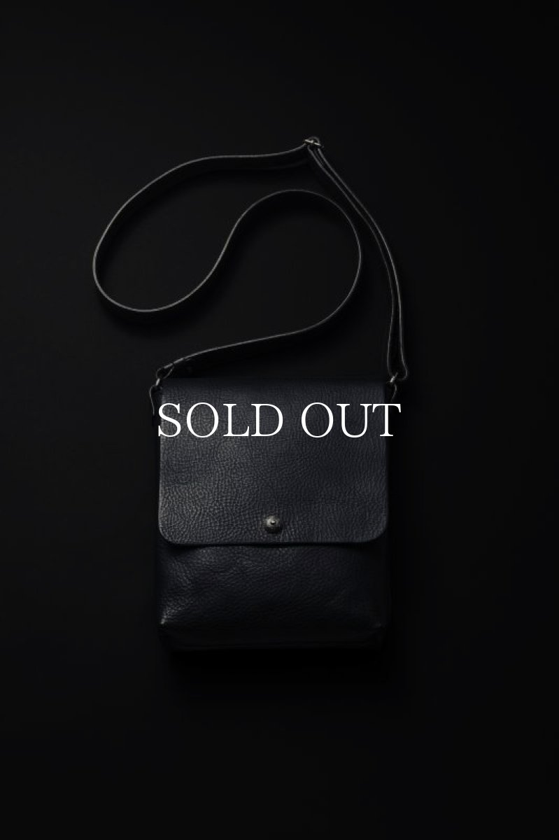 画像1: ANTIDOTE BUYERS CLUB   Leather Shoulder Bag (Black) (1)