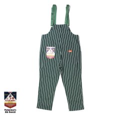 画像3: COOKMAN  Fisherman's Bib Overall Stripe (Dark Green) (3)