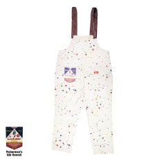 画像2: COOKMAN  Fisherman's Bib Overall Sauce Splash (Beige) (2)