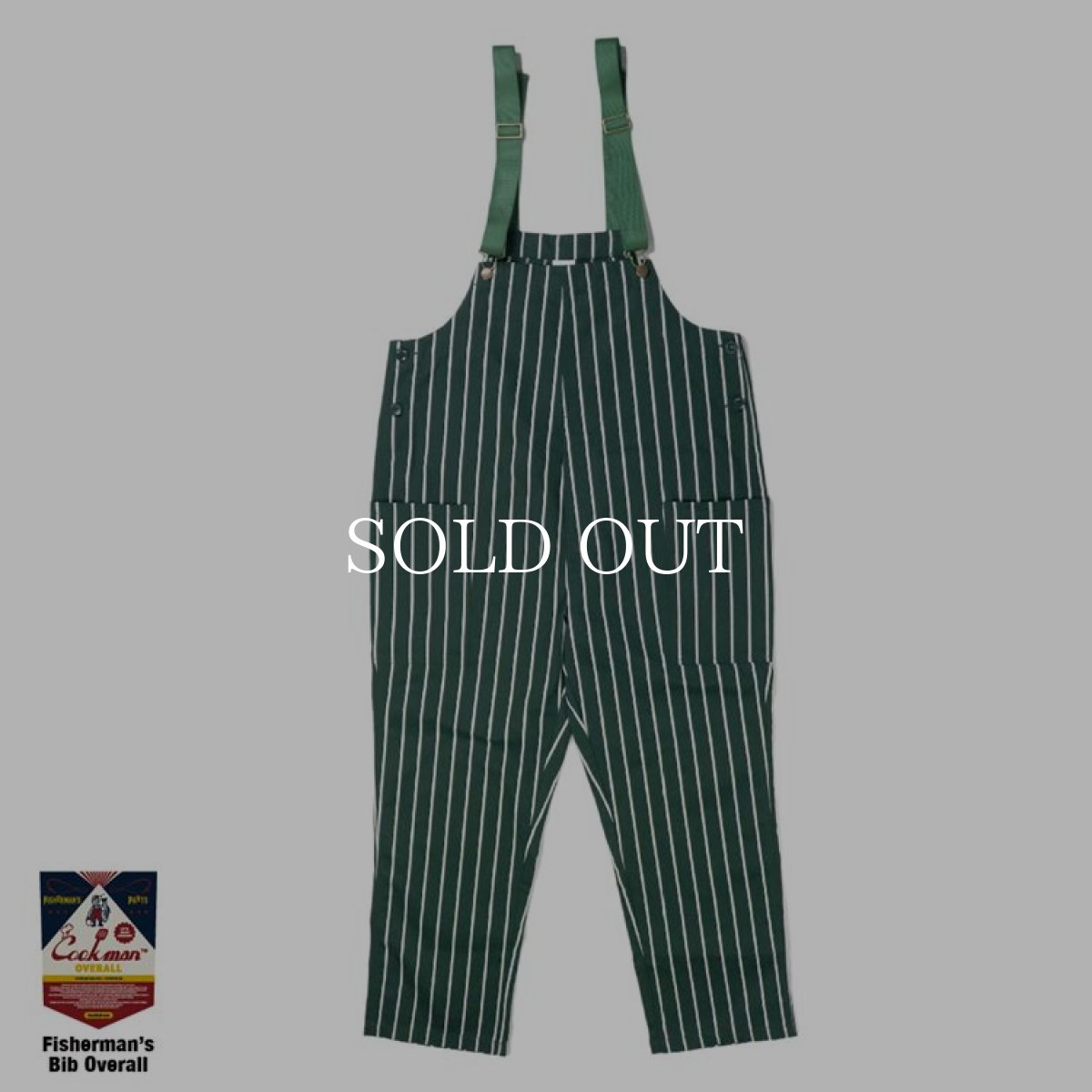 画像2: COOKMAN  Fisherman's Bib Overall Stripe (2)
