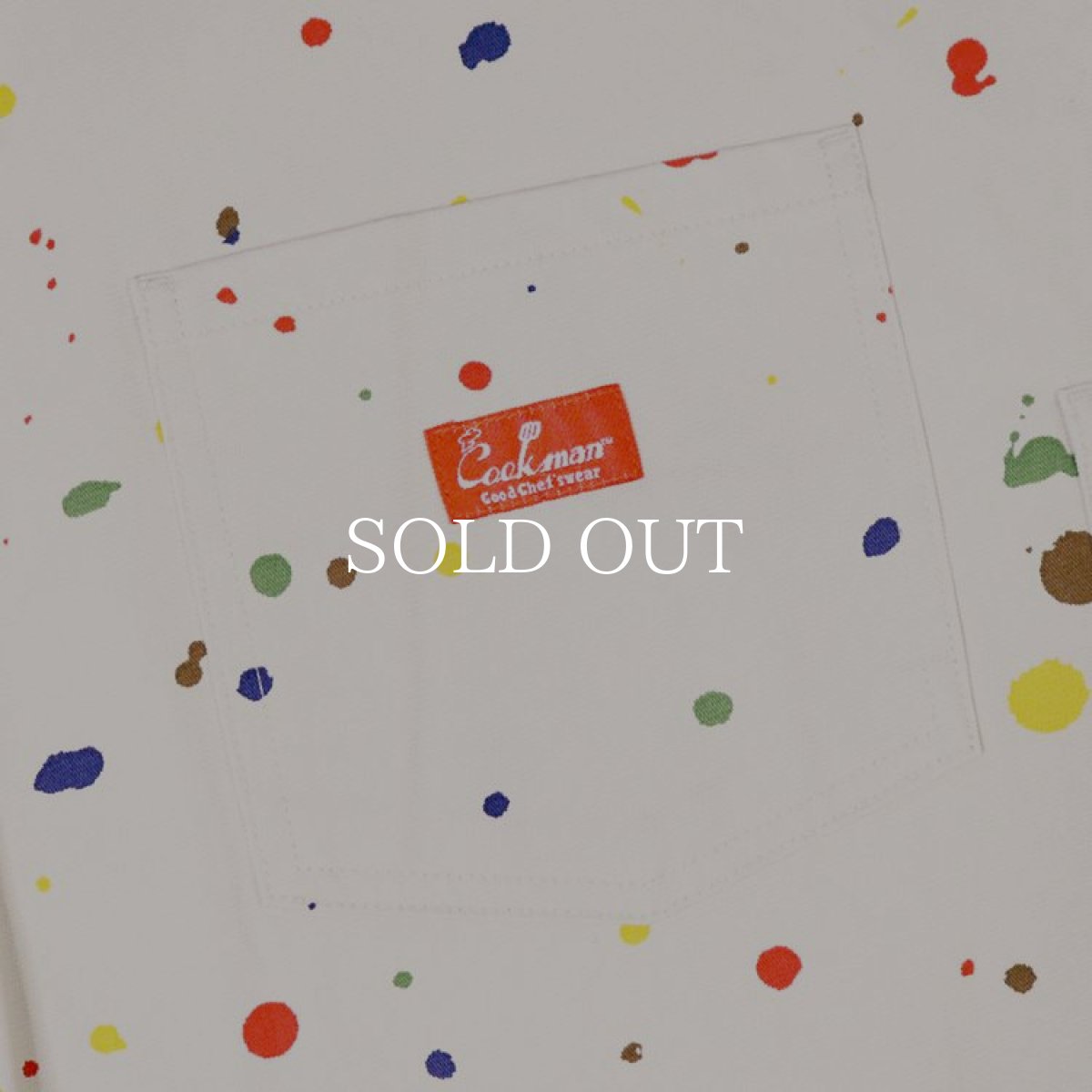 画像3: COOKMAN  Fisherman's Bib Overall Sauce Splash (Beige) (3)