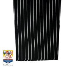 画像6: COOKMAN  Wide Chef Pants Stripe (Black) (6)