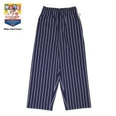 画像4: COOKMAN  Wide Chef Pants Stripe (Navy) (4)