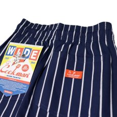 画像9: COOKMAN  Wide Chef Pants Stripe (Navy) (9)