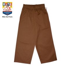 画像4: COOKMAN  Wide Chef Pants (Chocolate) (4)