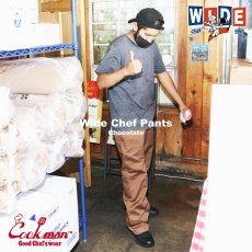 画像11: COOKMAN  Wide Chef Pants (Chocolate) (11)