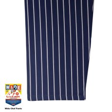 画像6: COOKMAN  Wide Chef Pants Stripe (Navy) (6)