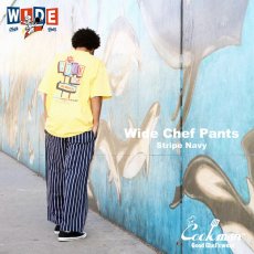 画像16: COOKMAN  Wide Chef Pants Stripe (Navy) (16)