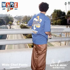 画像12: COOKMAN  Wide Chef Pants (Chocolate) (12)