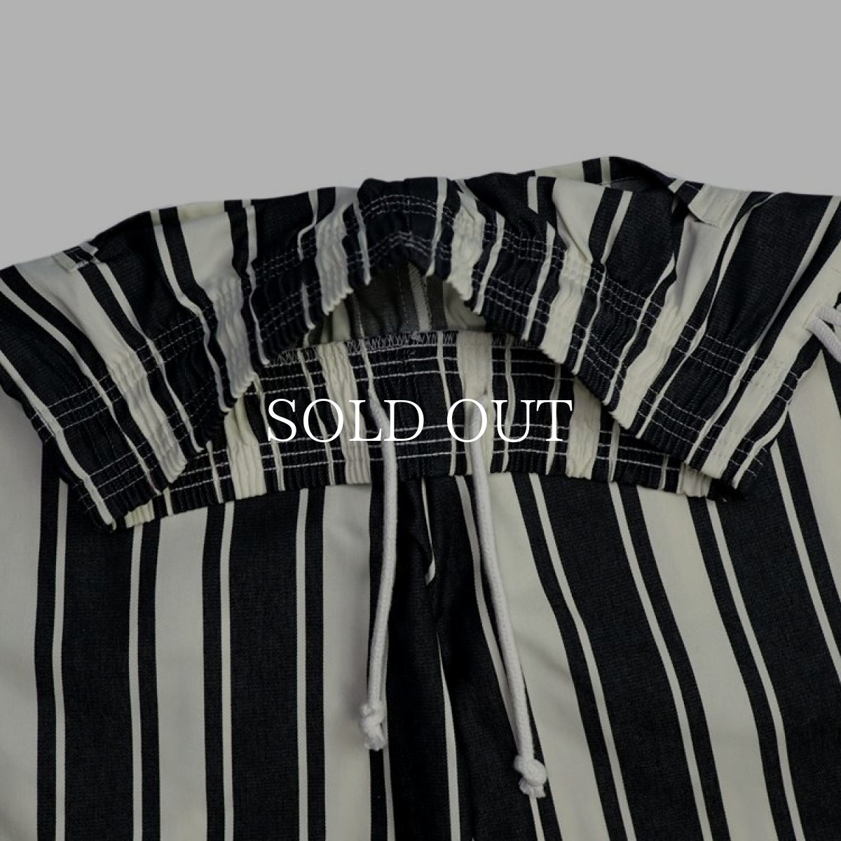 画像8: COOKMAN  Chef Pants Awning Stripe (Black) (8)