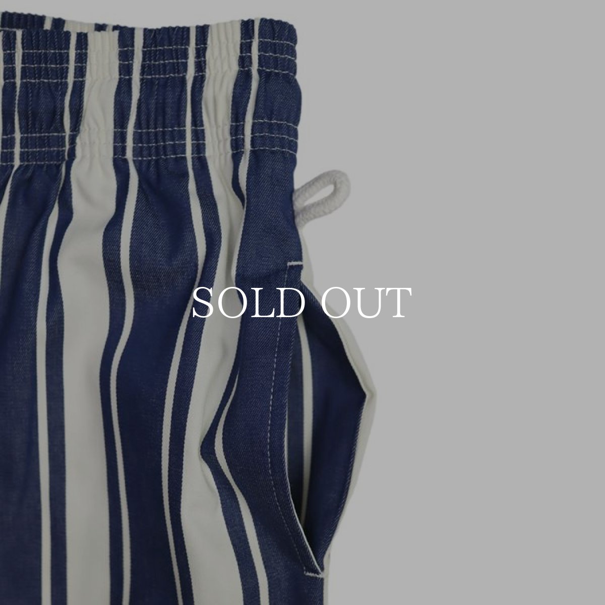 画像9: COOKMAN  Chef Pants Awning Stripe (Navy) (9)
