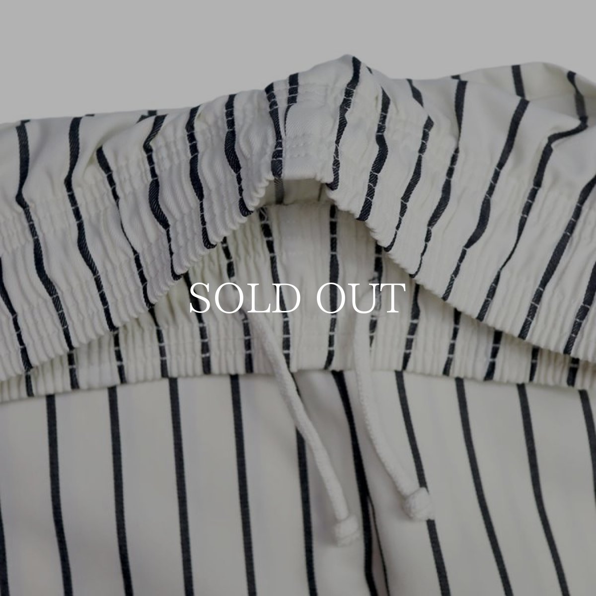 画像8: COOKMAN  Chef Pants Stripe White×Black (White) (8)