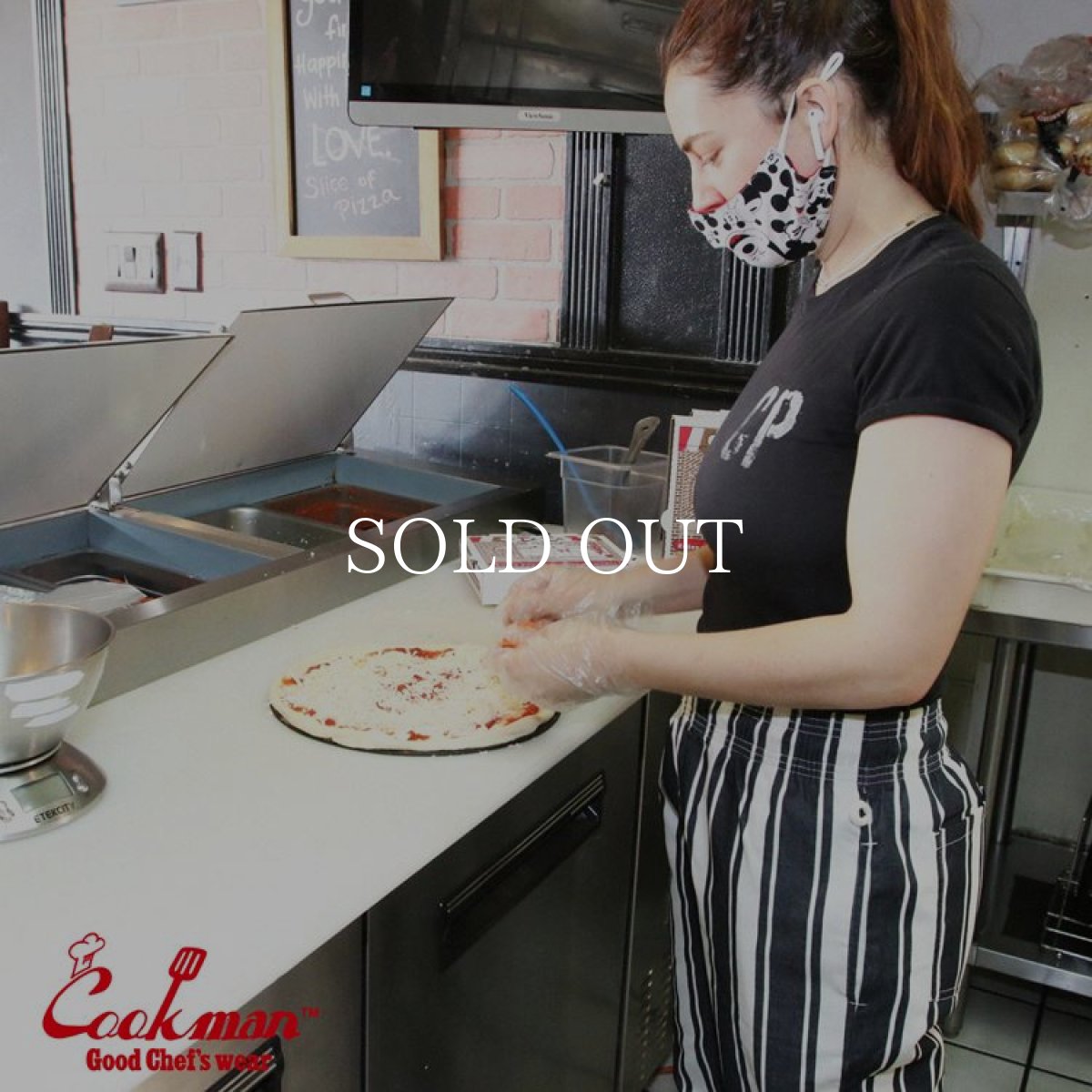 画像10: COOKMAN  Chef Pants Awning Stripe (Black) (10)