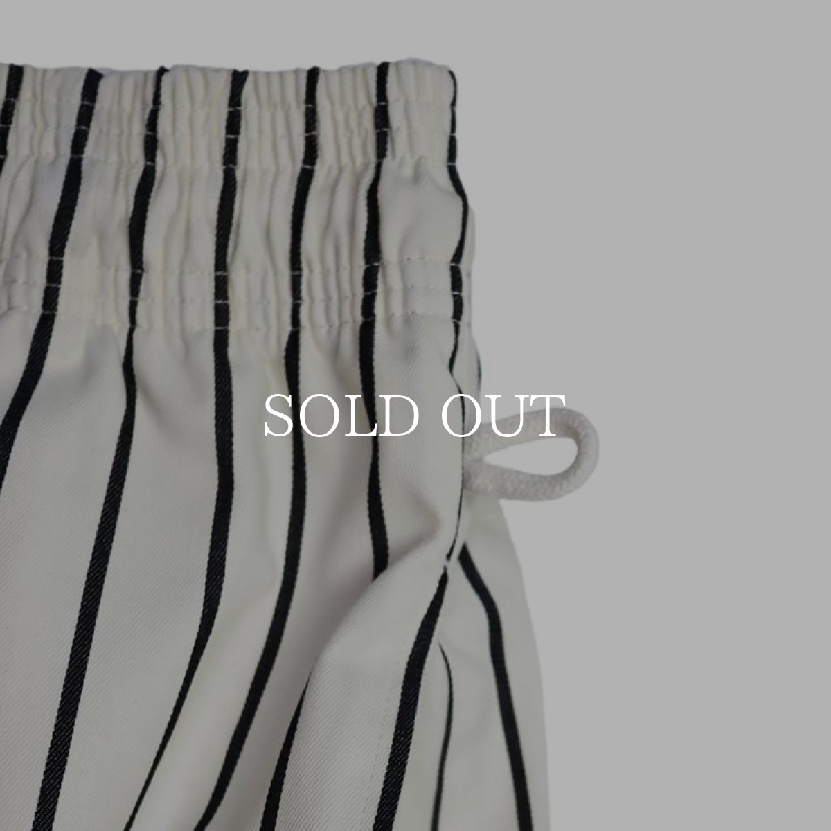 画像7: COOKMAN  Chef Pants Stripe White×Black (White) (7)