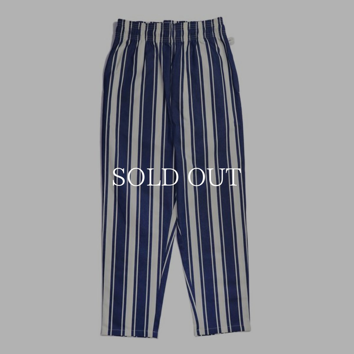 画像3: COOKMAN  Chef Pants Awning Stripe (Navy) (3)