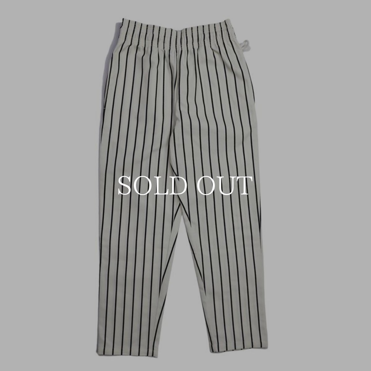画像3: COOKMAN  Chef Pants Stripe White×Black (White) (3)