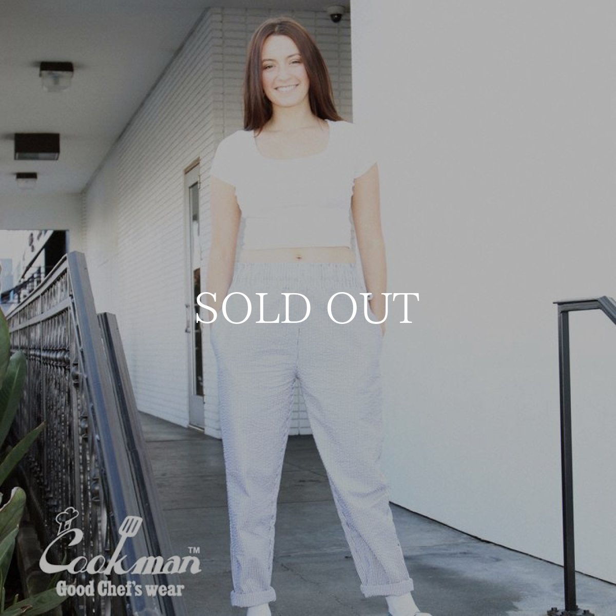 画像10: COOKMAN  Chef Pants Seersucker Stripe (Navy) (10)