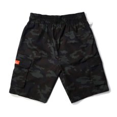 画像1: COOKMAN  Chef Pants Short Cargo Ripstop Camo Black (Woodland) (Black) (1)