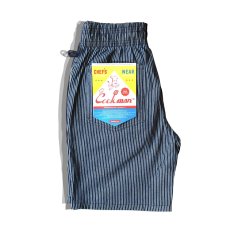 画像1: COOKMAN  Chef Pants Short Hickory (Navy) (1)