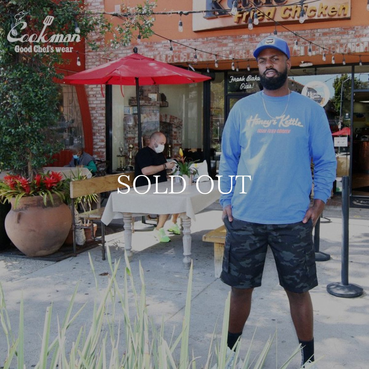 画像12: COOKMAN  Chef Pants Short Cargo Ripstop Camo Black (Woodland) (Black) (12)