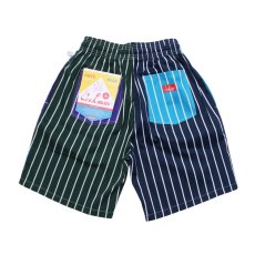 画像3: COOKMAN  Chef Pants Short Crazy Stripes Cold (Multi) (3)