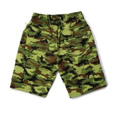 画像2: COOKMAN  Chef Pants Short Cargo Ripstop Camo Green (Woodland) (Green) (2)