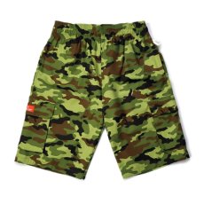 画像1: COOKMAN  Chef Pants Short Cargo Ripstop Camo Green (Woodland) (Green) (1)