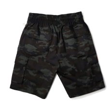 画像2: COOKMAN  Chef Pants Short Cargo Ripstop Camo Black (Woodland) (Black) (2)