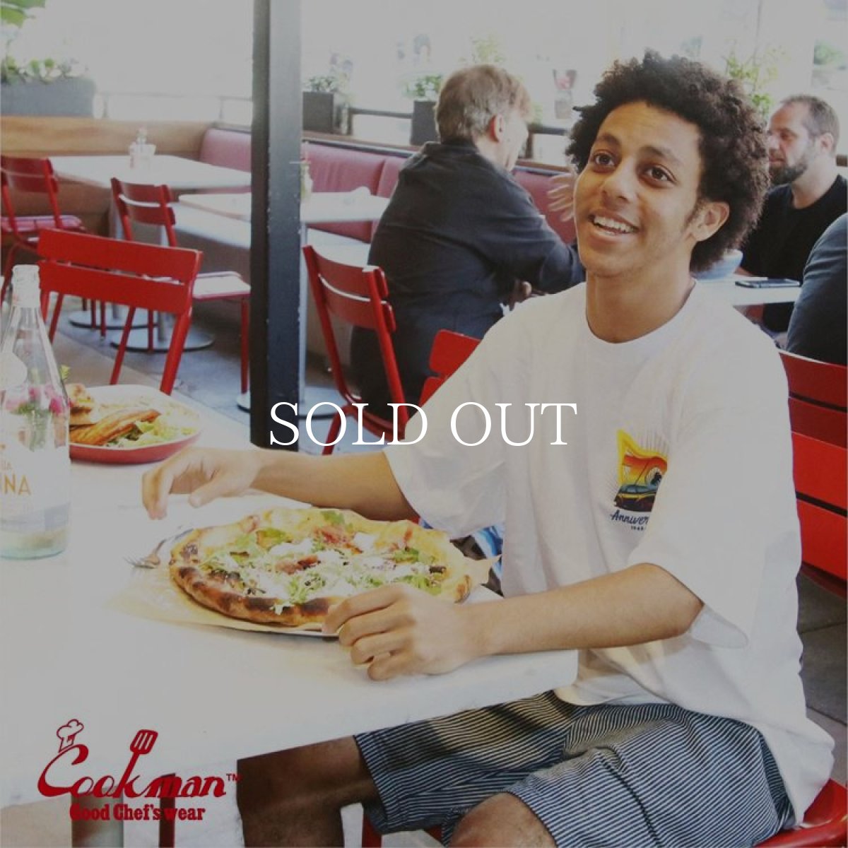 画像10: COOKMAN  Chef Pants Short Hickory (Navy) (10)