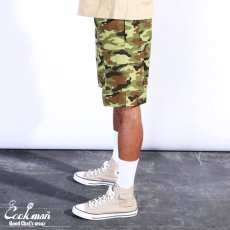 画像10: COOKMAN  Chef Pants Short Cargo Ripstop Camo Green (Woodland) (Green) (10)