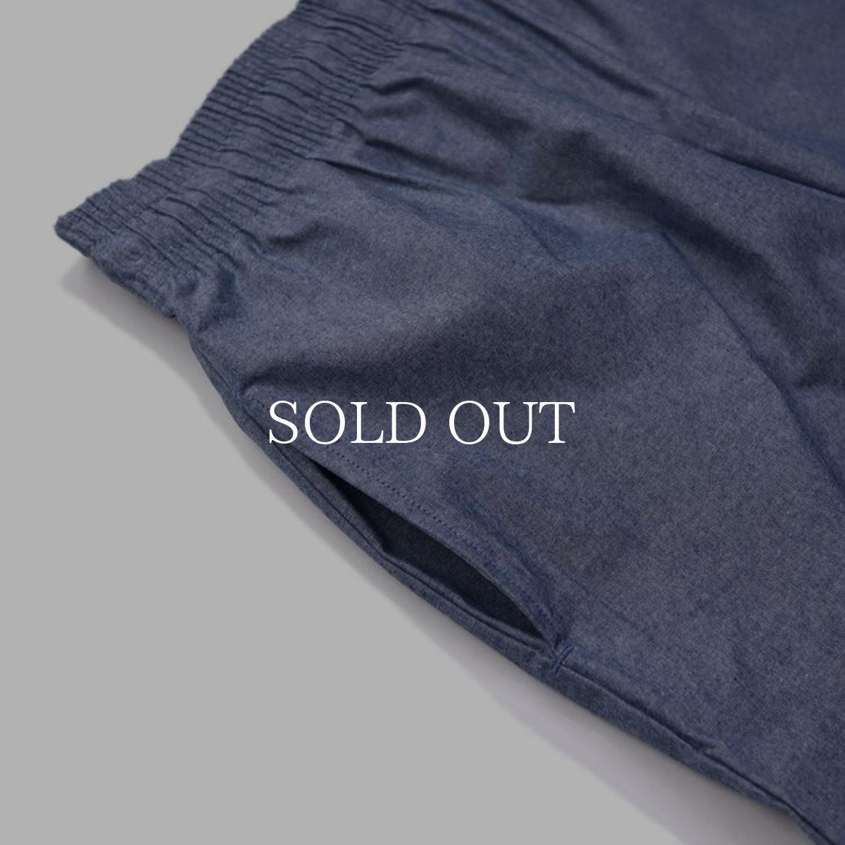 画像7: COOKMAN  Chef Pants Short Chambray Light Blue (Light Blue) (7)