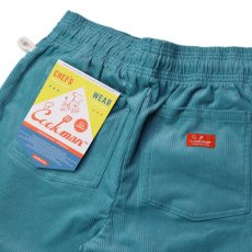 画像4: COOKMAN  Chef Short Pants Corduroy Turquoise Blue (Light Blue) (4)