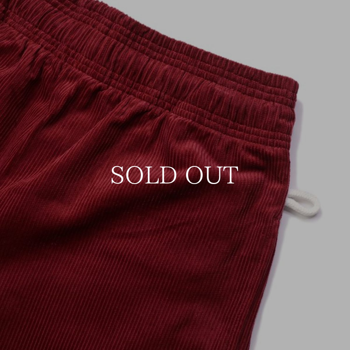画像8: COOKMAN  Chef Short Pants Corduroy Wine Red (Wine Red) (8)