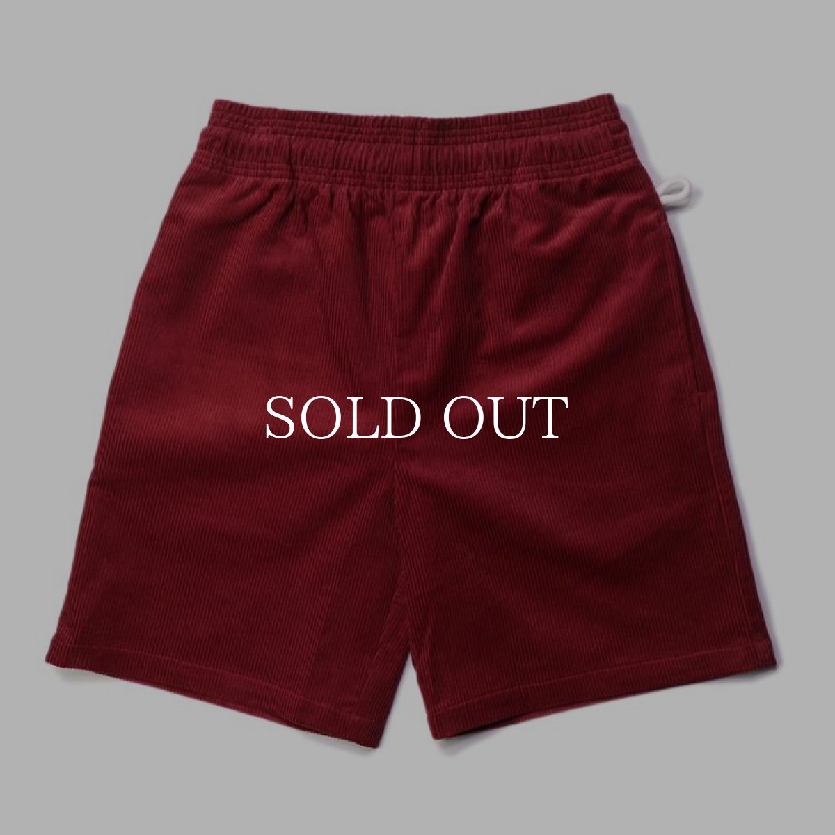 画像2: COOKMAN  Chef Short Pants Corduroy Wine Red (Wine Red) (2)