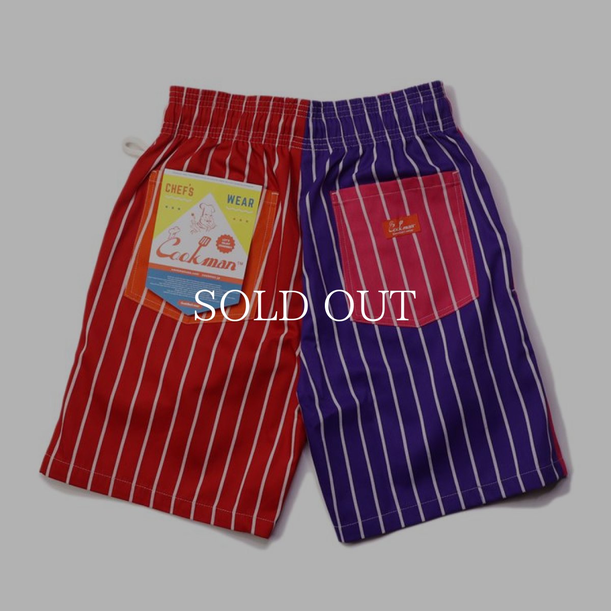 画像3: COOKMAN  Chef Pants Short Crazy Pattern Hot (Multi) (3)