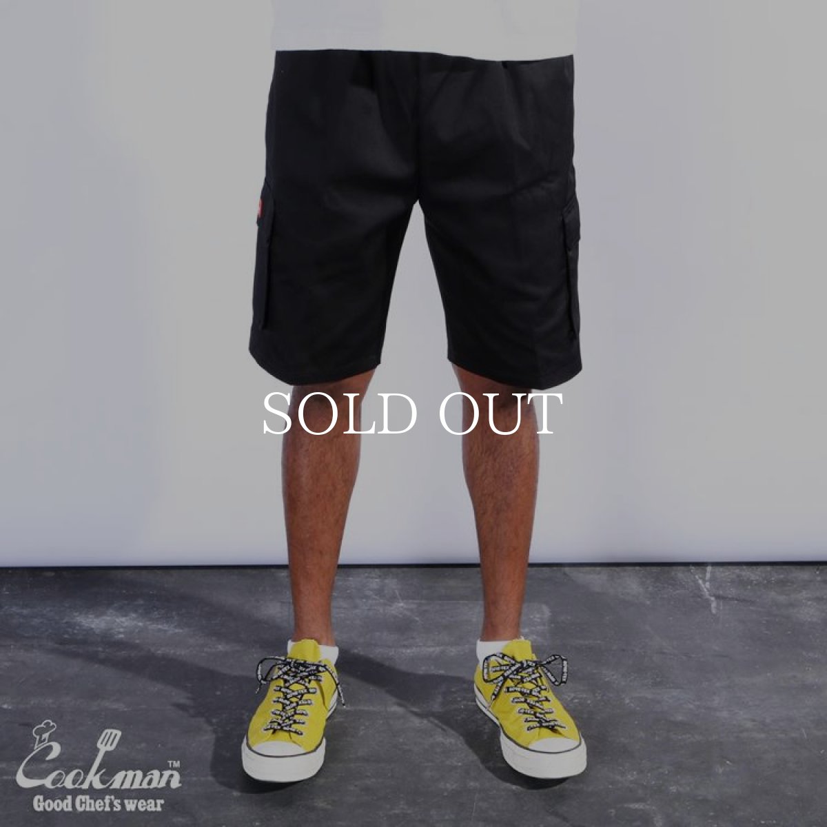 画像5: COOKMAN  Chef Pants Short Cargo (Black) (5)