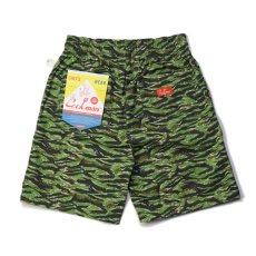 画像3: COOKMAN  Chef Pants Short Ripstop Camo Green (Green) (3)