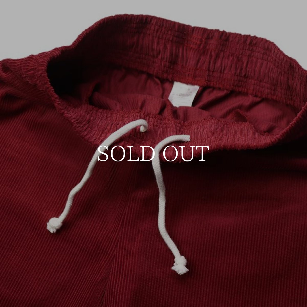 画像5: COOKMAN  Chef Short Pants Corduroy Wine Red (Wine Red) (5)