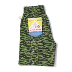 画像1: COOKMAN  Chef Pants Short Ripstop Camo Green (Green) (1)