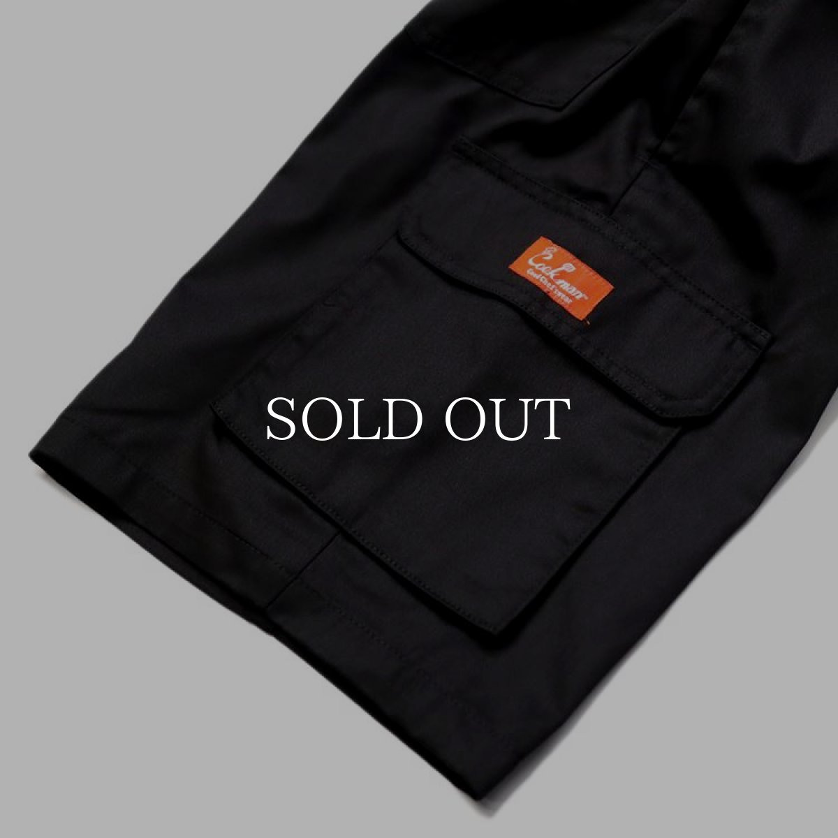 画像2: COOKMAN  Chef Pants Short Cargo (Black) (2)