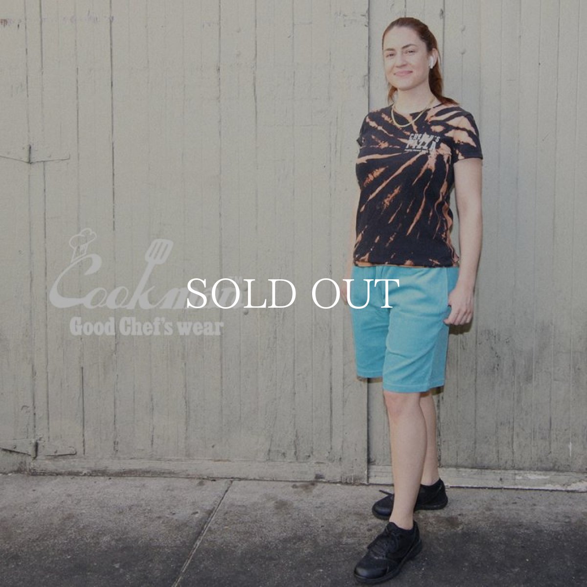 画像14: COOKMAN  Chef Short Pants Corduroy Turquoise Blue (Light Blue) (14)