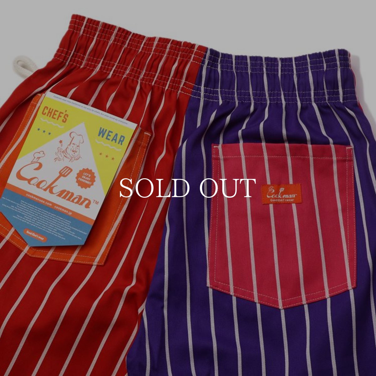 画像4: COOKMAN  Chef Pants Short Crazy Pattern Hot (Multi) (4)