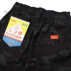 画像4: COOKMAN  Chef Pants Short Ripstop Camo Black (Woodland) (Black) (4)