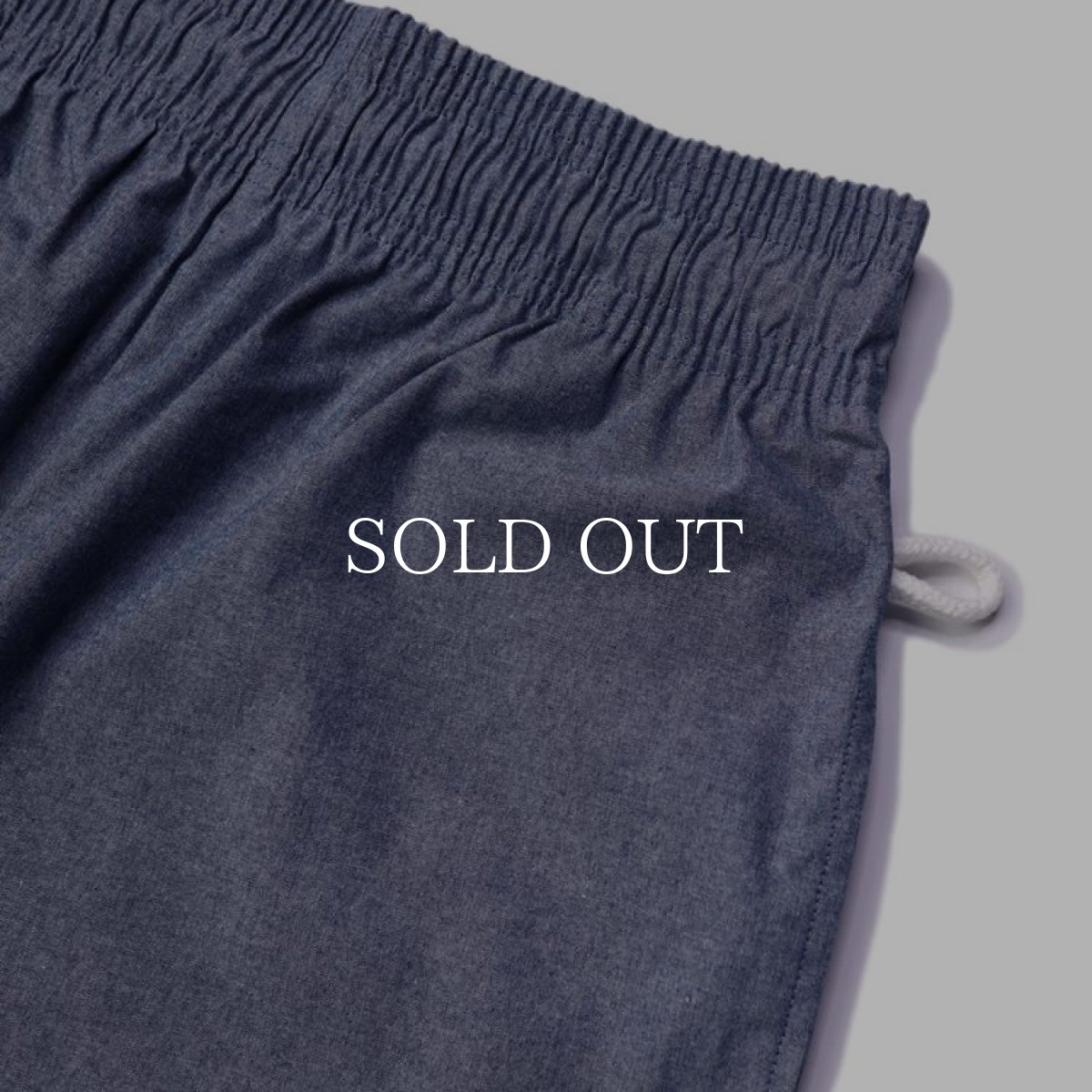 画像8: COOKMAN  Chef Pants Short Chambray Light Blue (Light Blue) (8)