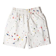 画像2: COOKMAN  Chef Pants Short Sauce Splash (Beige) (2)