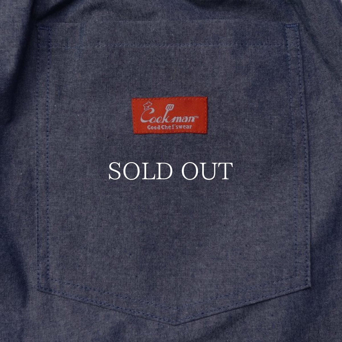 画像6: COOKMAN  Chef Pants Short Chambray Light Blue (Light Blue) (6)