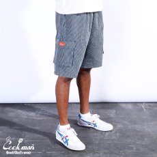 画像6: COOKMAN  Chef Pants Short Cargo Hickory Navy (Navy) (6)