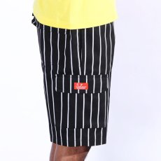 画像10: COOKMAN  Chef Pants Short Cargo Stripe Black (Black) (10)