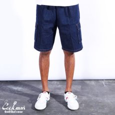 画像7: COOKMAN  Chef Pants Short Cargo Denim Navy (Navy) (7)