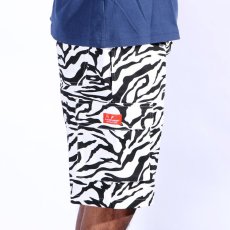 画像10: COOKMAN  Chef Pants Short Cargo Zebra (White) (10)